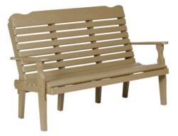 #526 5 Foot Curve Back Bench