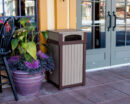 #931 One Hole Trash Receptacle